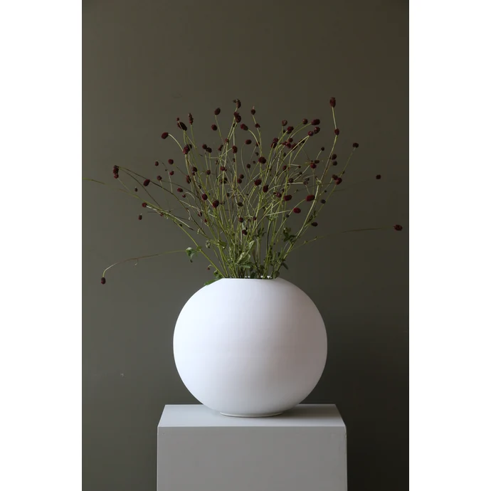 Kulatá váza Ball White 30 cm