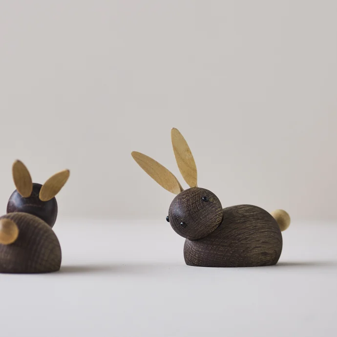 Dřevěná figurka Rabbit Pointy Ears - small
