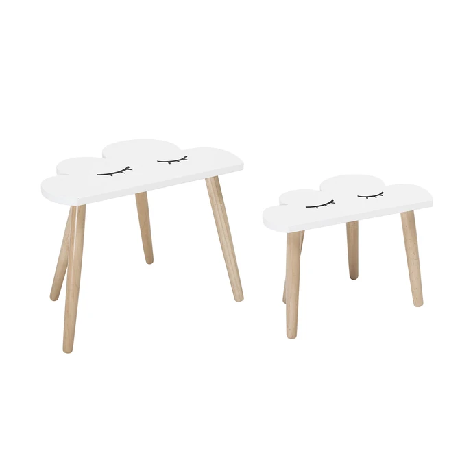 Dřevěný stolek Cloud