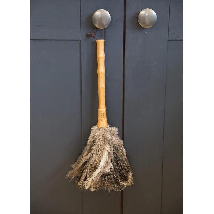 Dřevěná prachovka Ostrich Feather Duster