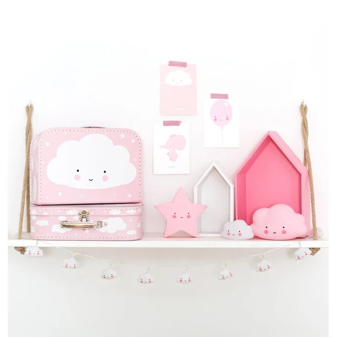 Dětský kufřík Cloud Pink