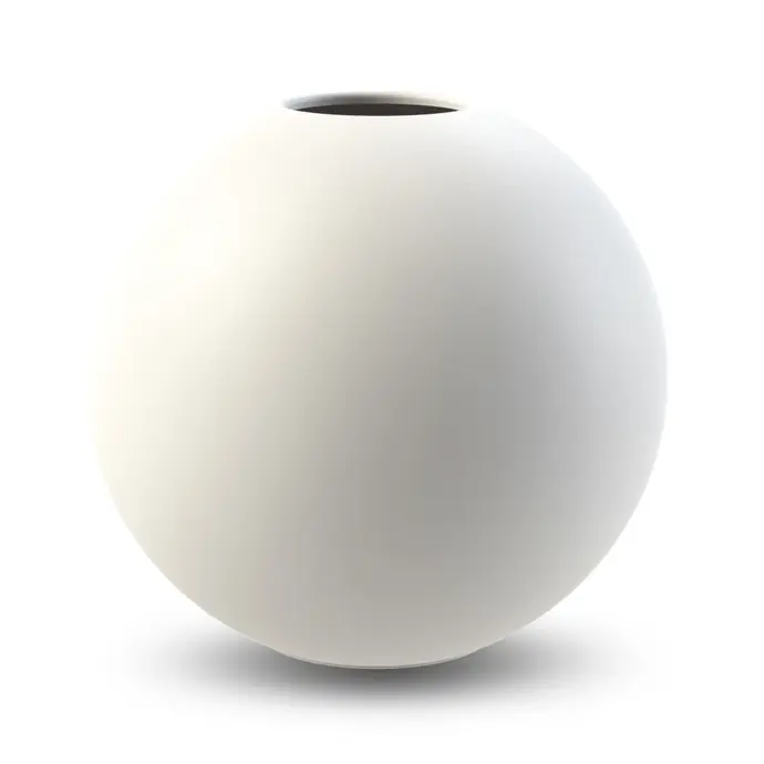 Kulatá váza Ball White 30 cm
