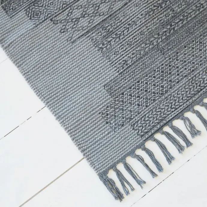 Bavlněný kobereček Karma Grey 60x90 cm