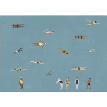 Plakát Swimmers 70 x 50 cm