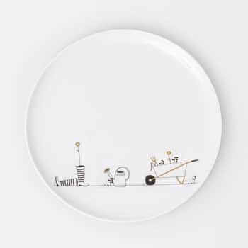 Porcelánový talíř Hobby Ø 15 cm