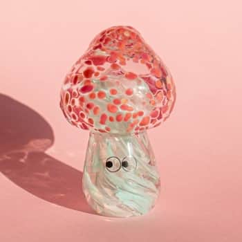 Skleněná figurka Crystal Blob Tiny Shroom